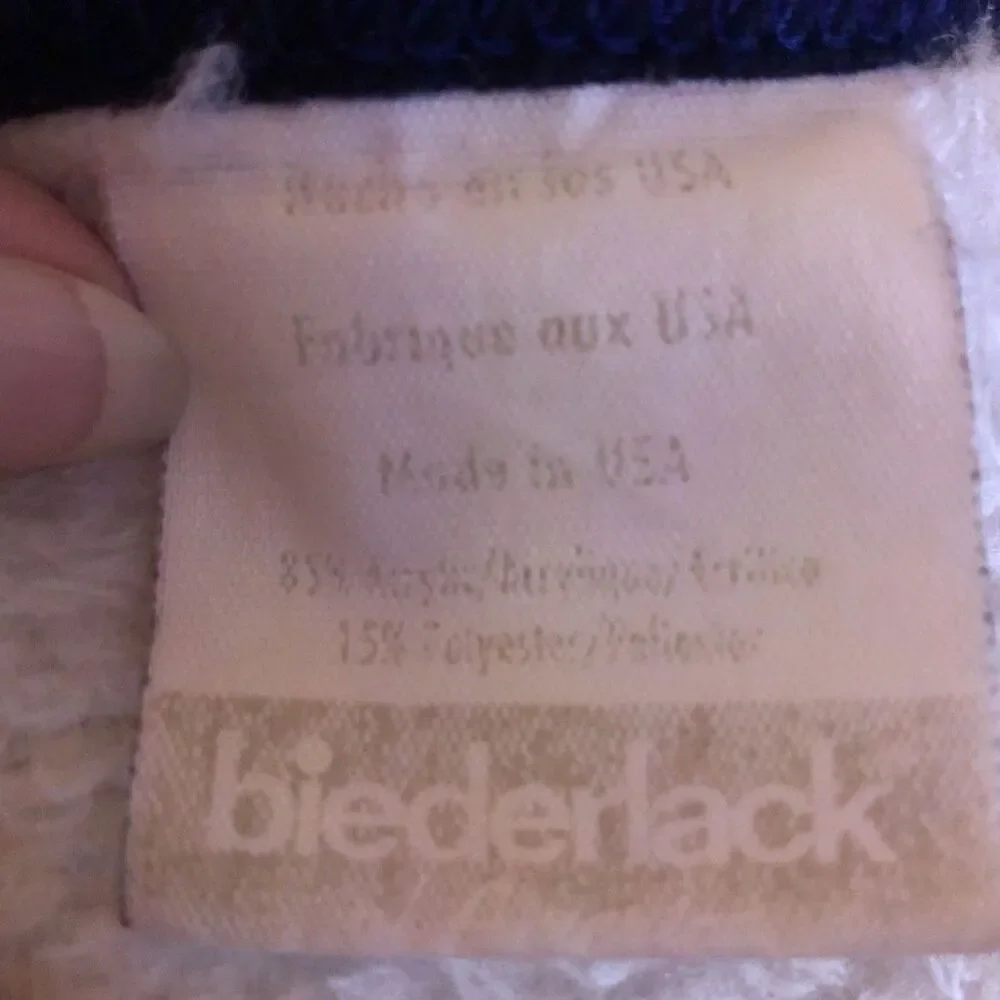 Biederlack Washington Nationals MLB Baseball Blanket VTG 90s Furry Stadium Throw
